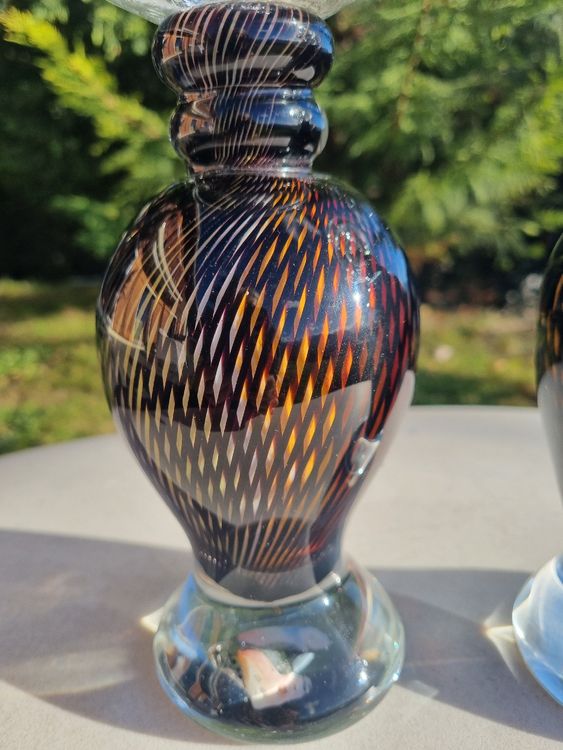 Bougeoirs En Verre Soufflé Rose – Lot De 2 ? Artisanat D’art, 24 Cm
