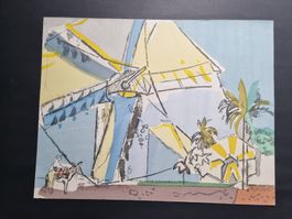 Max Hegetschweiler 1902-1995    Lithografie handsigniert