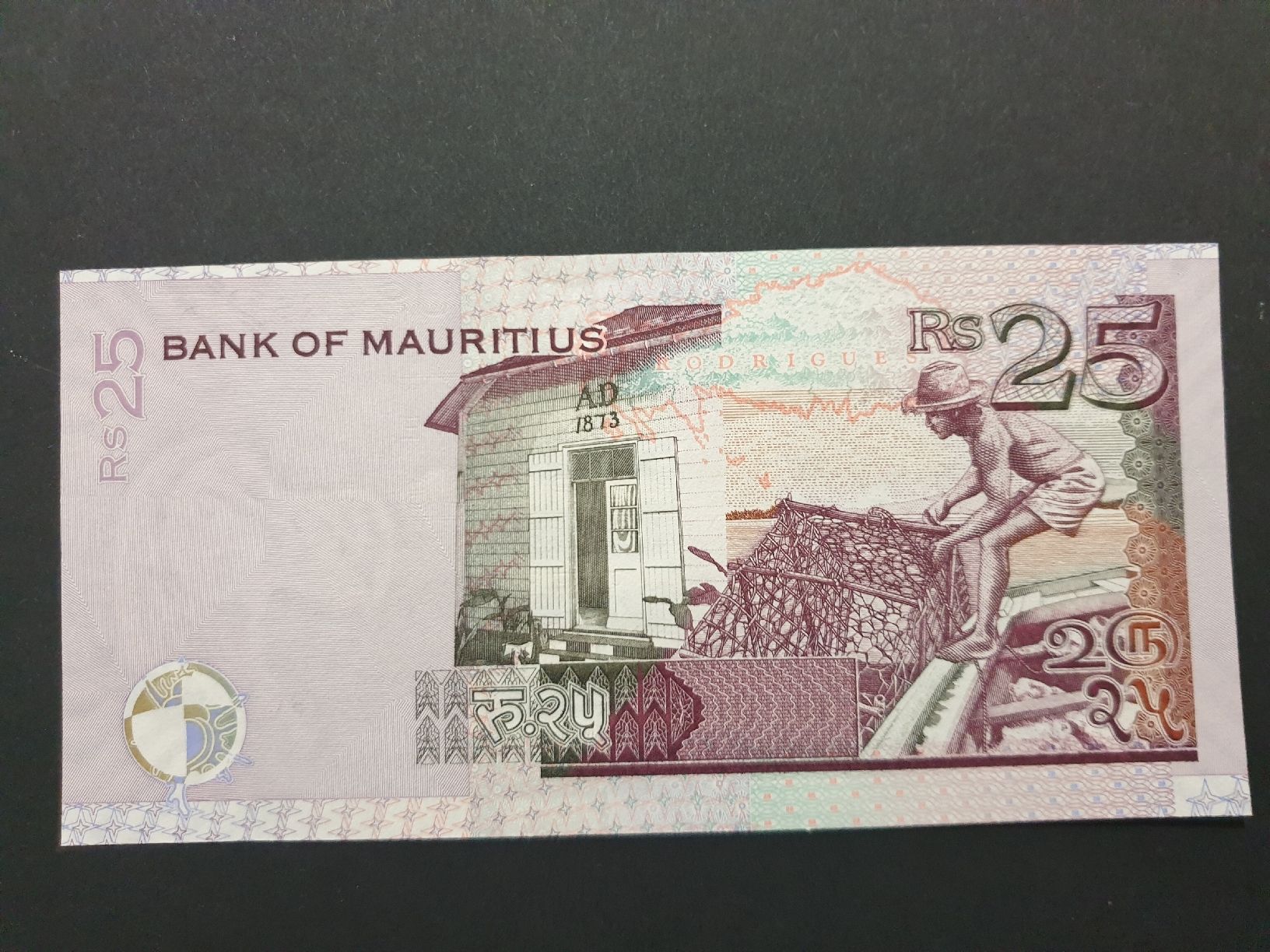 Billets de banque: Maurice 25 roupies P49d UNC – Neuf (Voir description) à Versoix par rucio 1