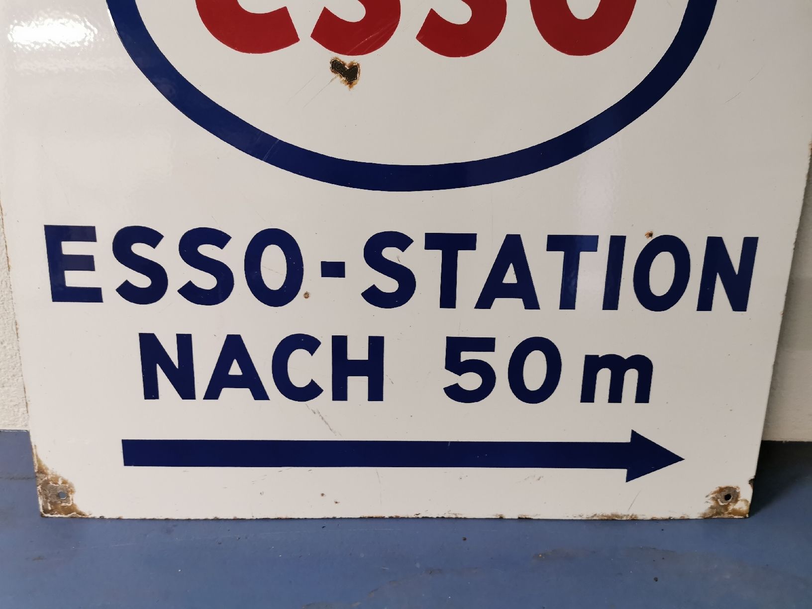 Insegne: Original ESSO Emailschild – Usato da Buchrain venduto da Blue_Marlin 2
