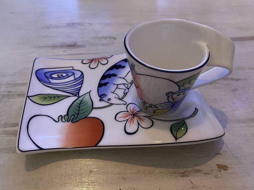 Villeroy & Boch Tassen: Villeroy & Boch Wave Espressotasse inkl. Unterteller – Gebraucht aus Rafz von Schnaeppchen56