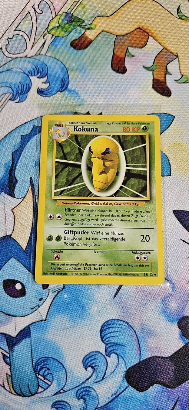 Pokémon Sammelbilder & Trading cards: Kokuna 33/102 Base Set ENG – Gebraucht aus Belp von Ginus85