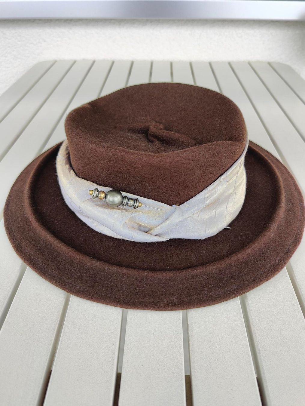 Copricapi, berretti & cappellini: Damenhut, Winter, braun – Usato da Meggen venduto da SellingGoods_1