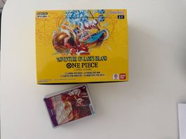 One Piece OP15 Karten Booster Display geöffnet