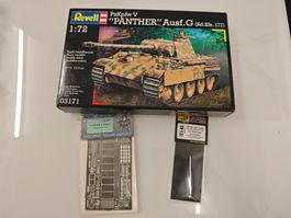 PANTHER Ausf. G. 1/72 Revell + Zubehor (Versand möglich)
