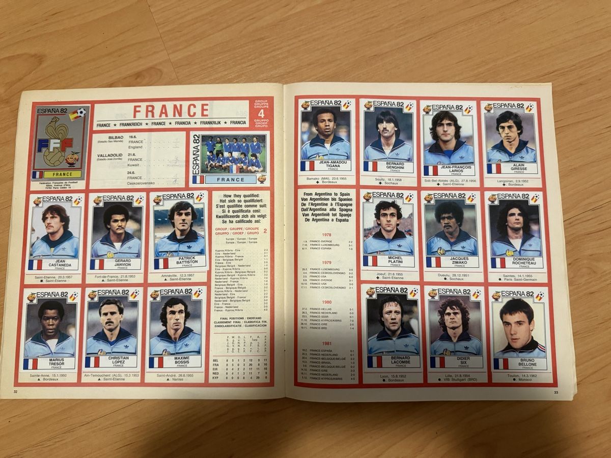 Panini Album: Album panini complet Espana 82 – Usato da Brügg BE venduto da Fred777 6