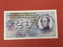 Schweizer 20-Franken-Note von 1976 - Selten und Wertvoll!
