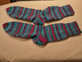 handgestrickte Socken Grösse 40/41