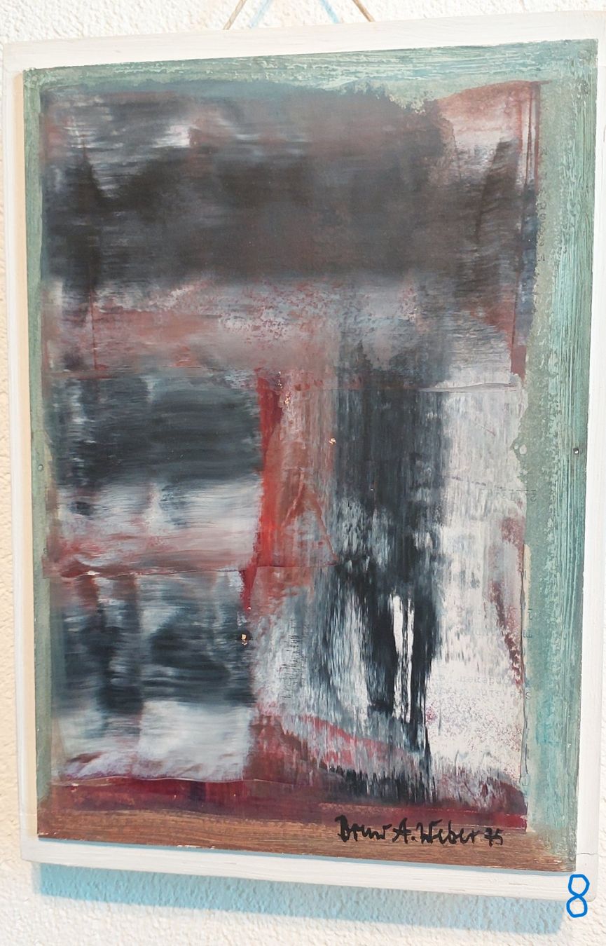 Gemälde: Oelbild von Bruno A.Weber 1975 – Gebraucht aus Bollingen von Jan07