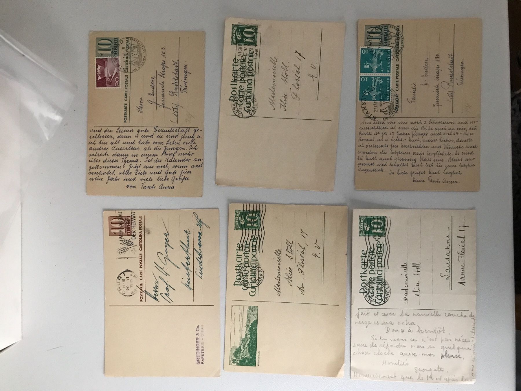 Cartoline postali: 10 alte Postkarten (600-4) – Usato da St.Gallen venduto da Bigdisch