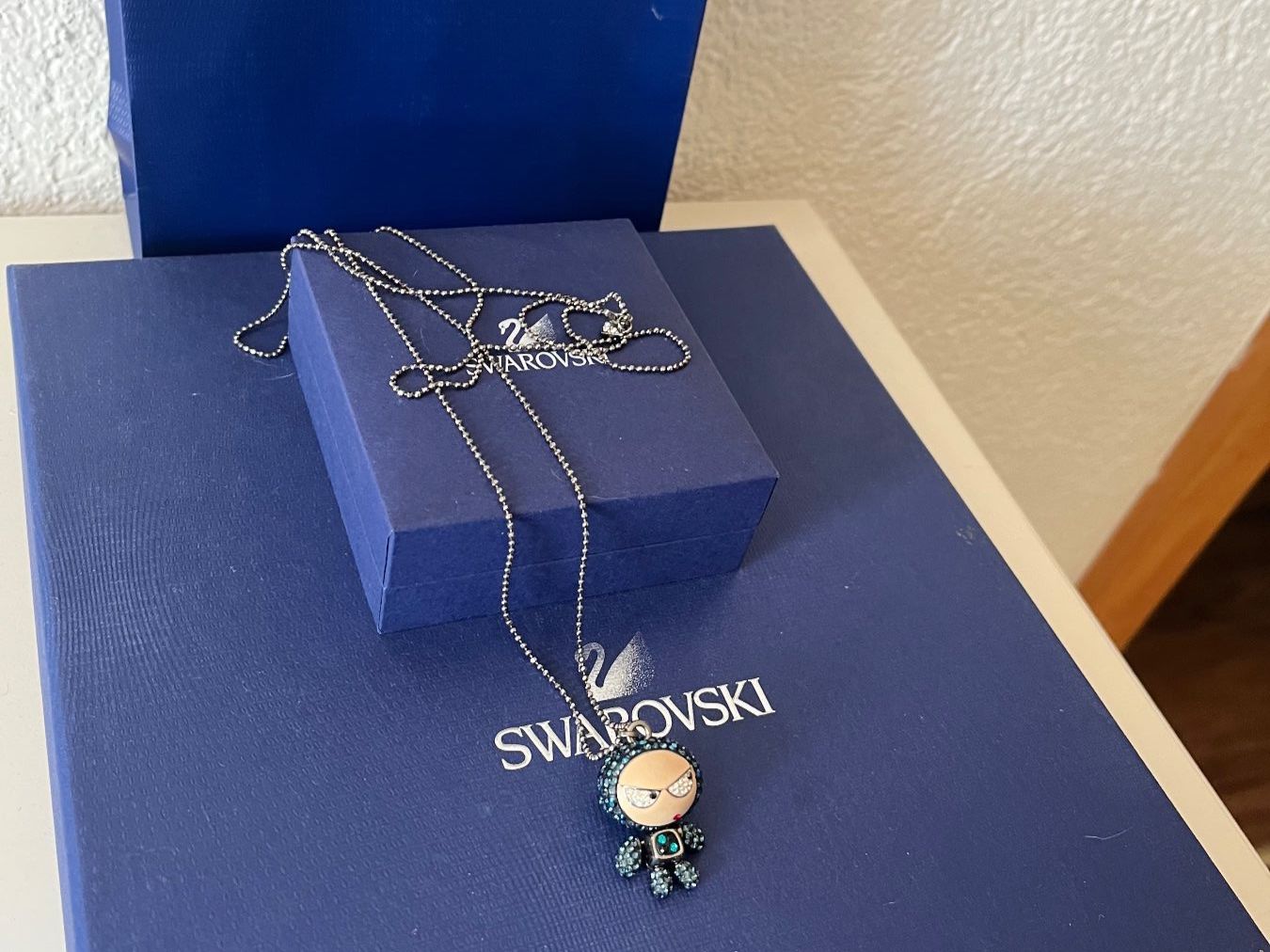 Swarovski Catenine: Swarovski kette neu und original mit Box – Nuovo (secondo la descrizione) da Kirchleerau venduto da Piroska05 2