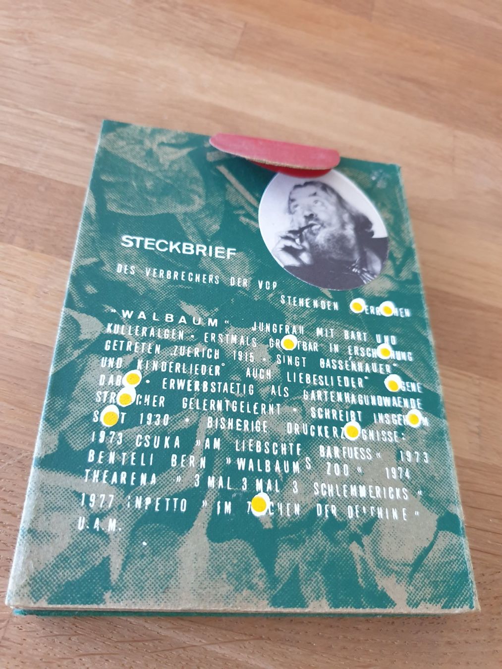 Livres: WALTER BAUMANN ALIAS WALBAUM, SPINAT MIT EI LEPORELLO 1974 – D'occasion à Locarno par ICARO8 4