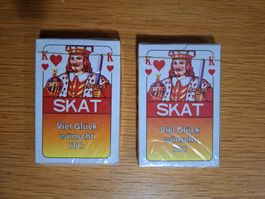 SKAT Kartenspiel, 2 Stück, neu