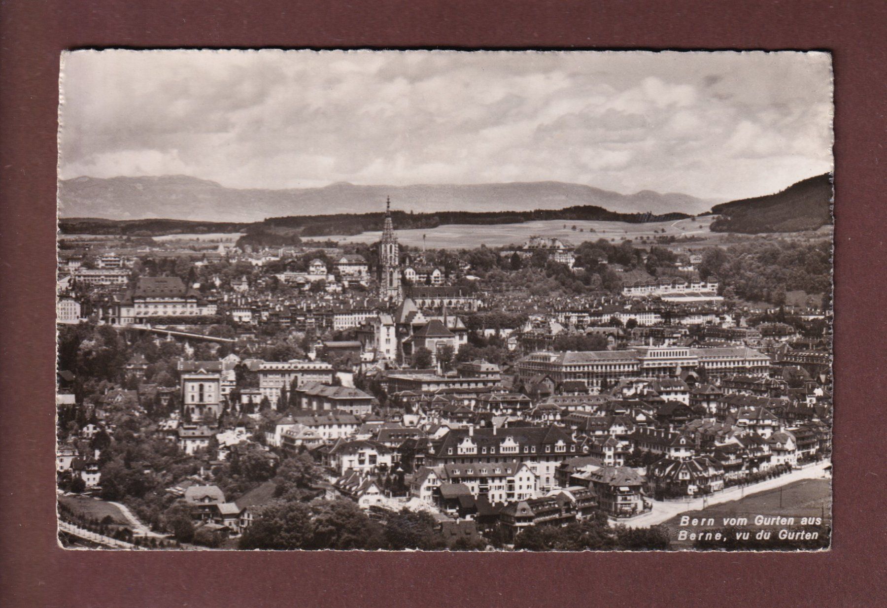 Ansichtskarten: BERN vom Gurten aus – Gebraucht aus Pully von nicecards-shop