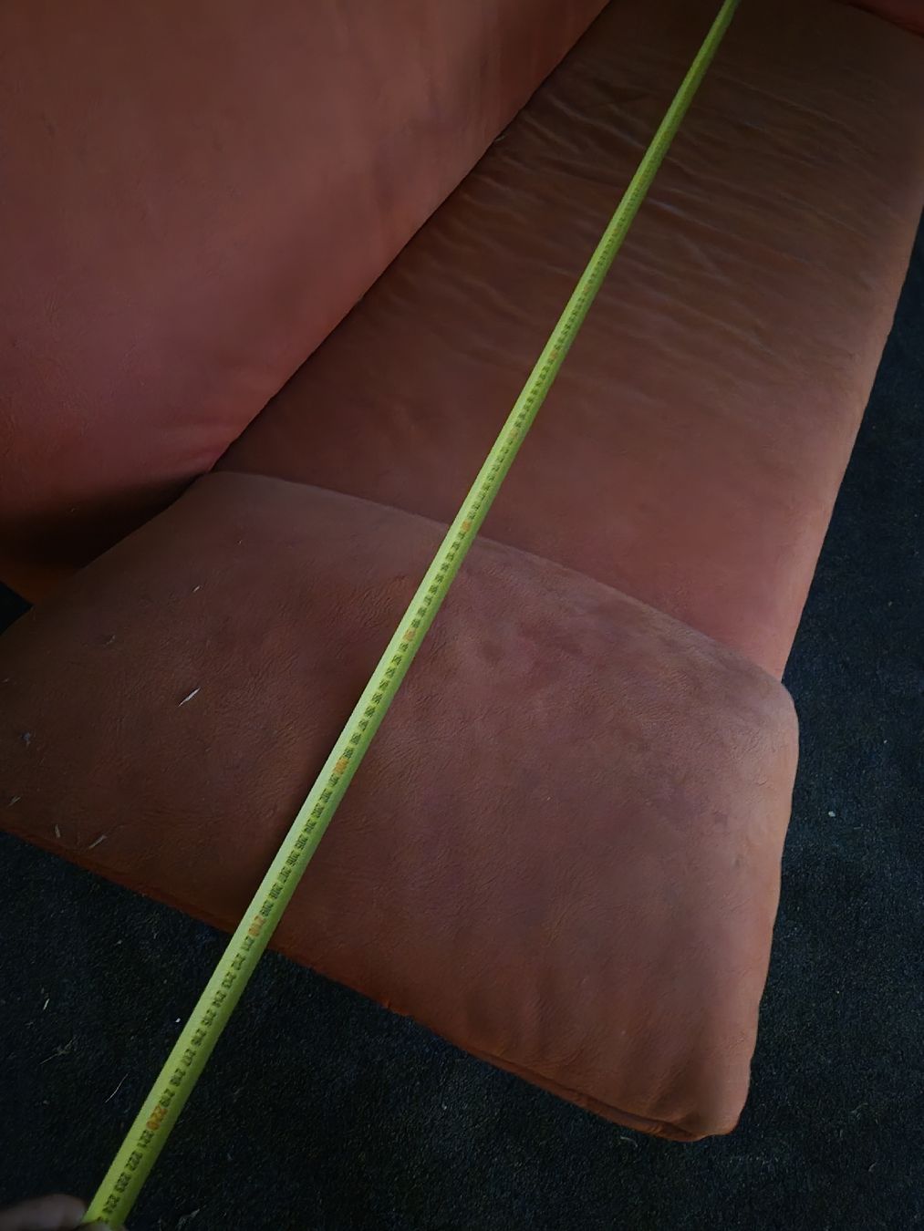 Sofas: Sofa rot mit Metallfüssen gebraucht – Gebraucht aus Grüningen von vomivom 4