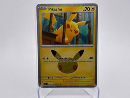 30 Jahre - Pikachu  (30C 36) - DE