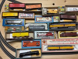 Lotto treni modellismo Athearn Bachmann usati in scatola