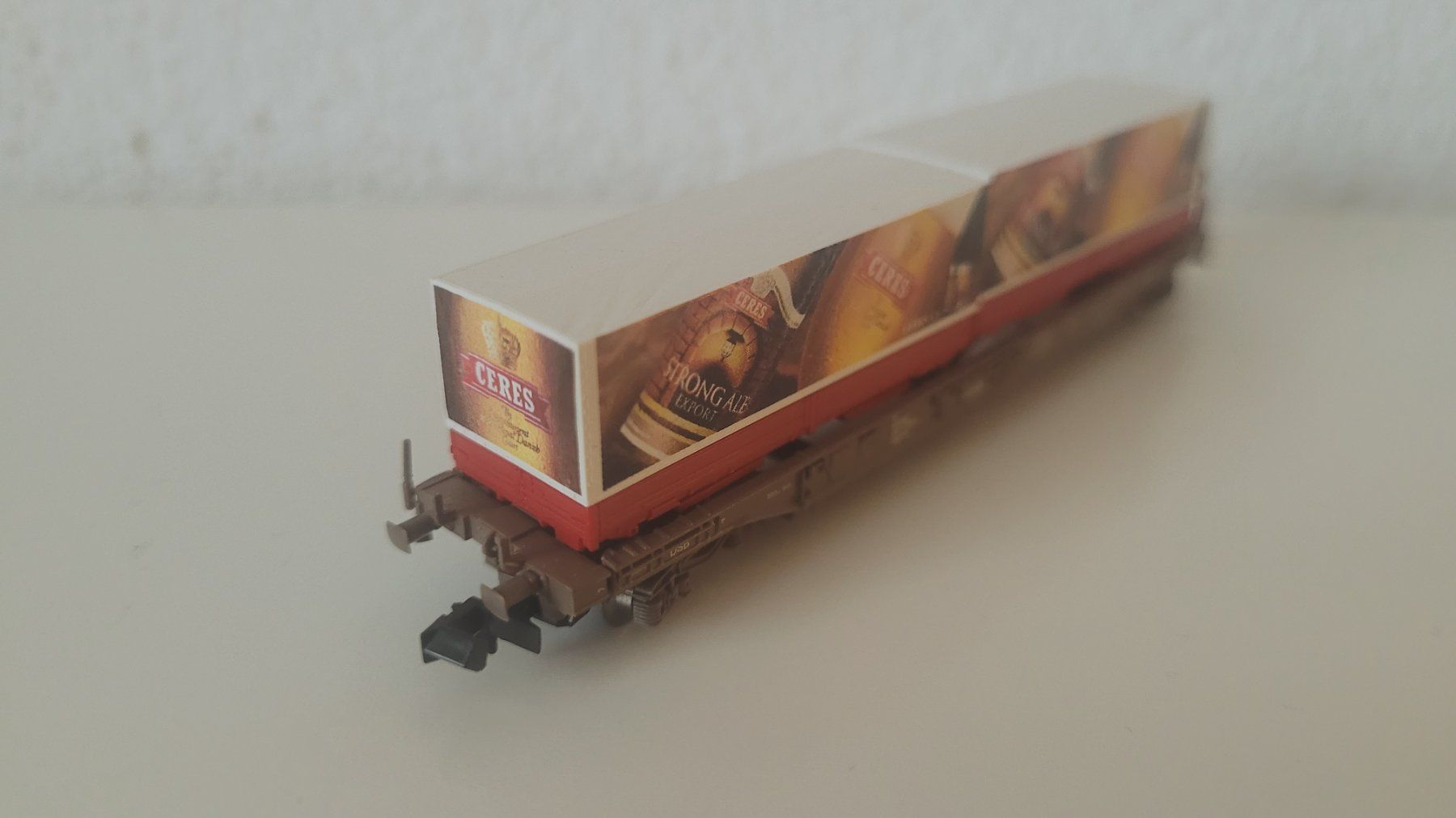 Roco Modellini di ferrovie: Taschenwagen DSB / Ceres Bier – Usato da Wittenbach venduto da Hase113 2
