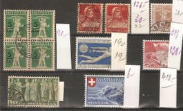 Los 7 Marken & 1 B/4 gest.obl.