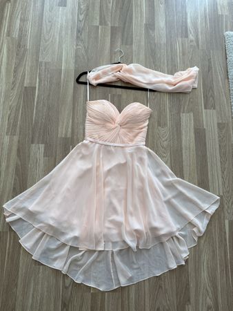 Cinderella Cocktail-/Abendkleid, Pastell lachs, Gr. 36(US4)