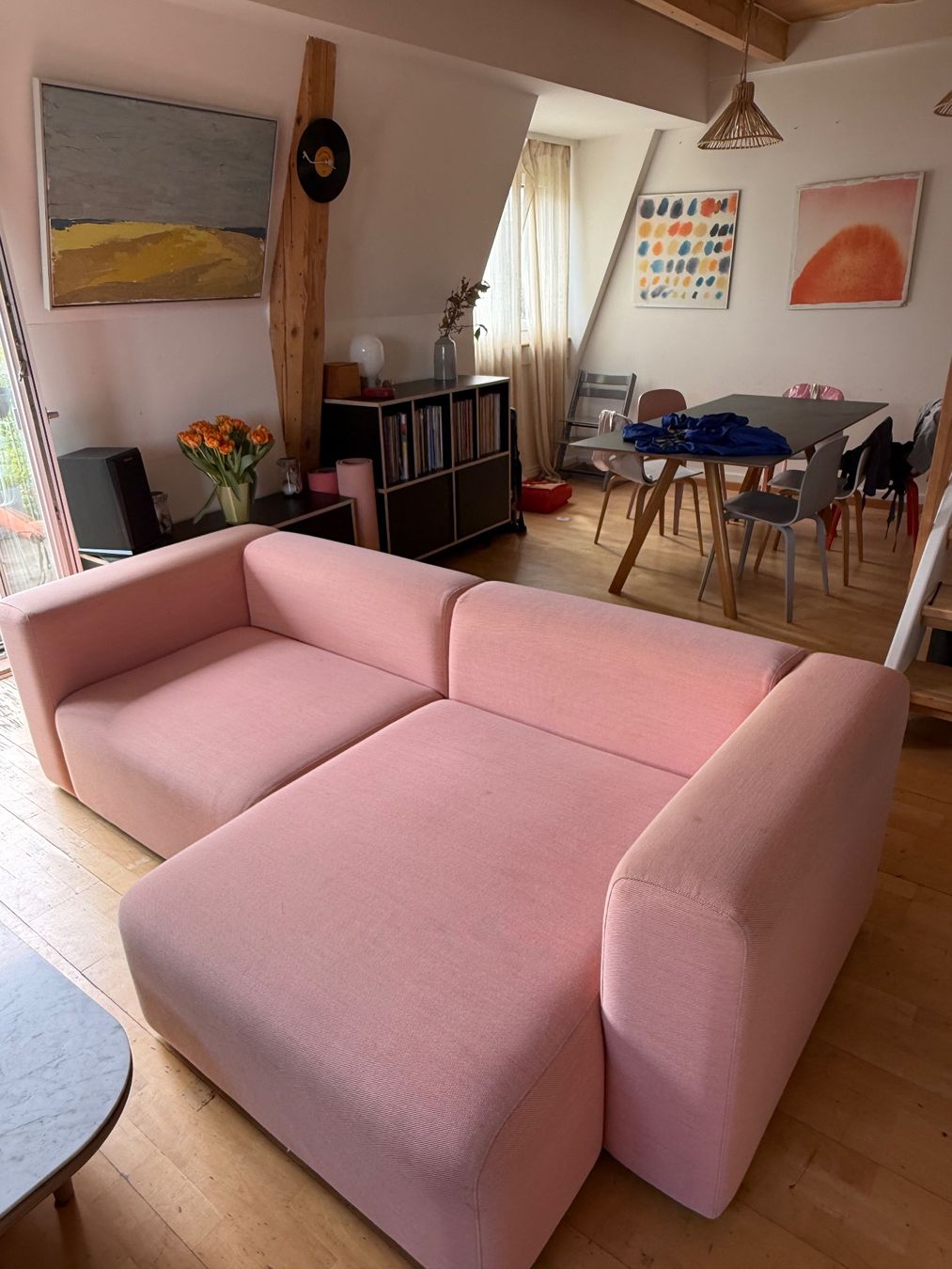 Hay Divani: Hay Mags Ecksofa, rosa – Usato da Zürich venduto da MayaWo