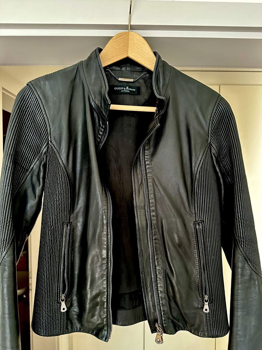 Guess Giacche: Guess Lamb Leather Jacket - Size S – Usato da Kilchberg ZH venduto da kku_pv69 3