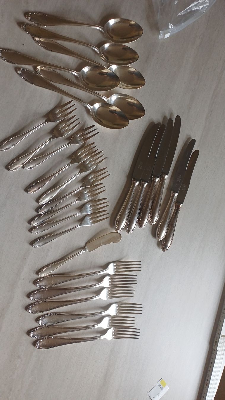 Set di posate: Schönes  Silberbesteck  – Usato da Flawil venduto da Naphtali 8