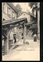 Lausanne, les escaliers du Marché, un h