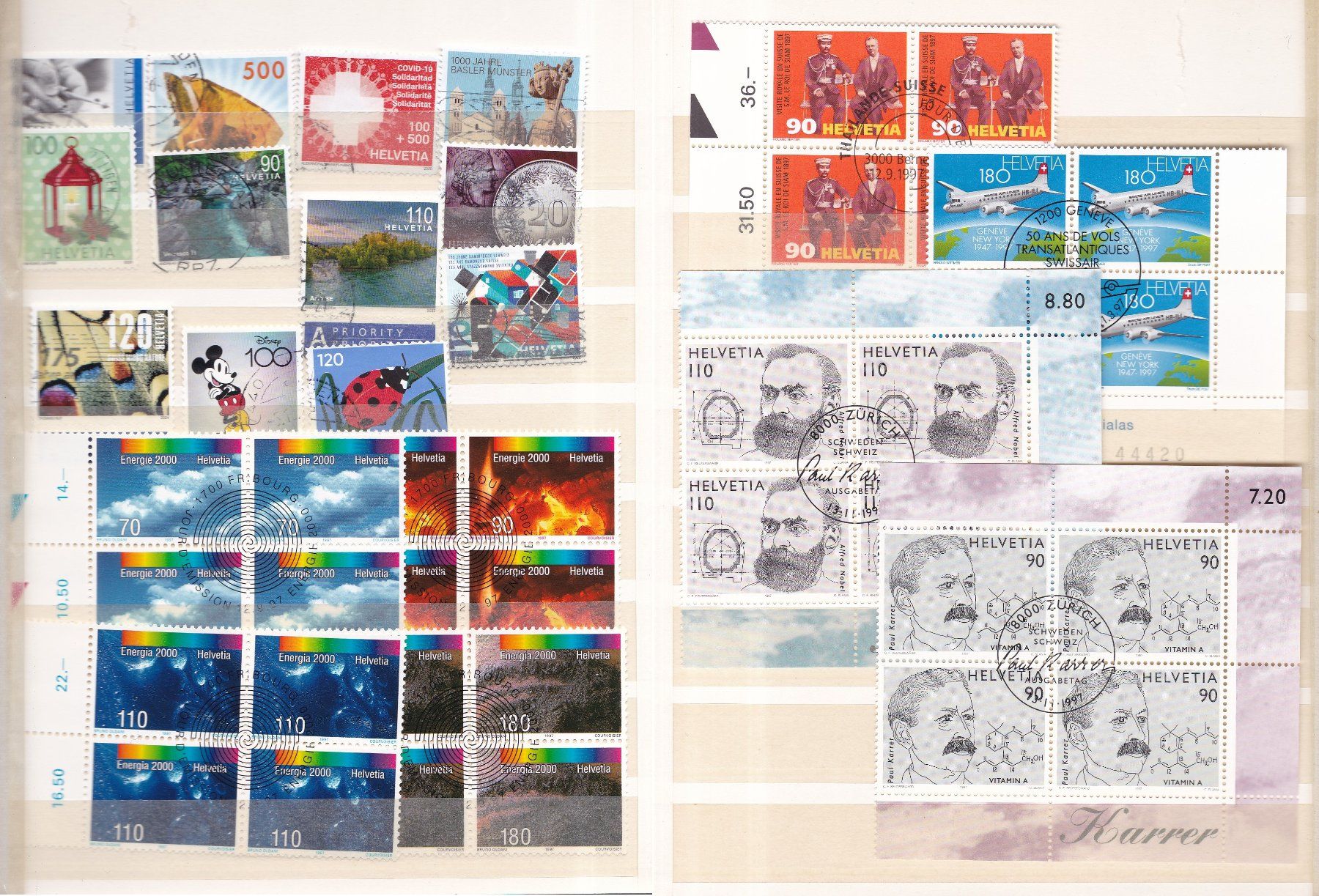 Alle Briefmarken: CH Briefmarkenalbum, bunt gemischt – Gebraucht aus Münchwilen AG von Nesar 8