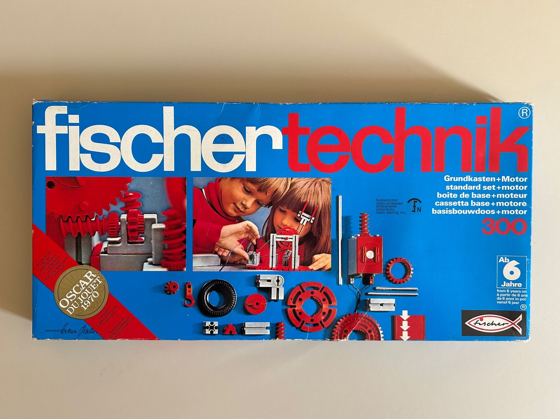 Fischer Kit di costruzioni: Fischertechnik 300 Grundkasten+Motor Konvolut – Usato da Zürich venduto da LuZ_8005