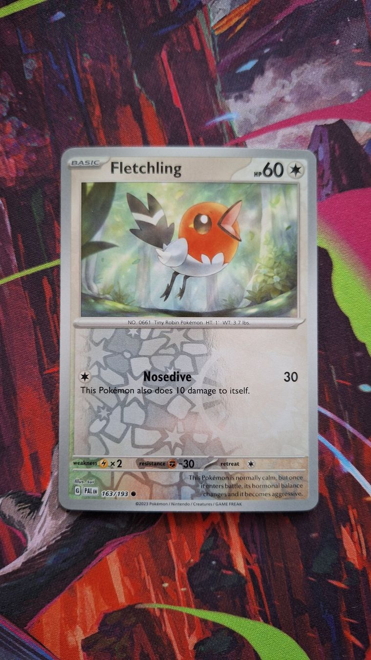 Pokémon Carte collezionabili: Fletchling - Reverse Holo - Pokemon Paldea Evolved – Usato da Altstätten SG venduto da GGsGameshop