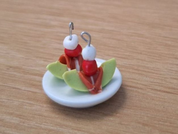 Puppenhäuser & -möbel: Handmade Melonen mit Rohschinken, Puppenhaus – Neu (gemäss Beschreibung) aus Zürich von HandmadeTinyFood