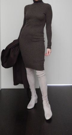 Orig. RALPH LAUREN Sweaterdress aus Kaschmirwolle, Gr. 34-36
