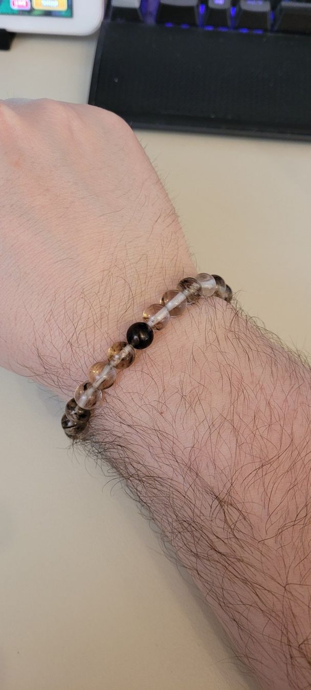 Bracciali & Braccialetti: Armband Kugeln 0,8mm Durchmesser Elastisch Transparent – Usato da Adlikon b.Regensdf venduto da ChriZ86 5