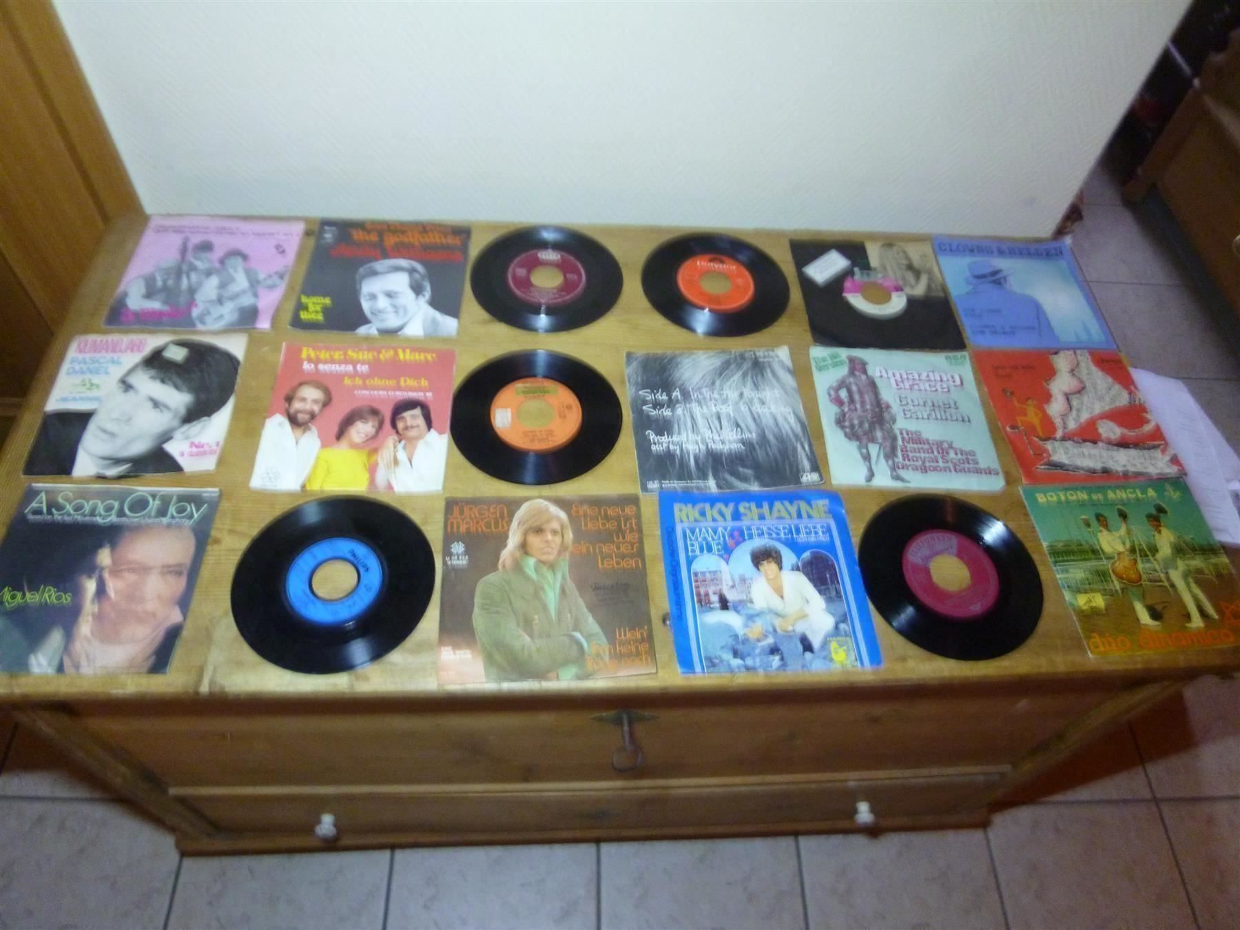 Schallplatten: 18 Single ady Williams Marcus Ricky Shan Peter Sue & Marc – Neu und originalverpackt aus Luzern von vinyl24
