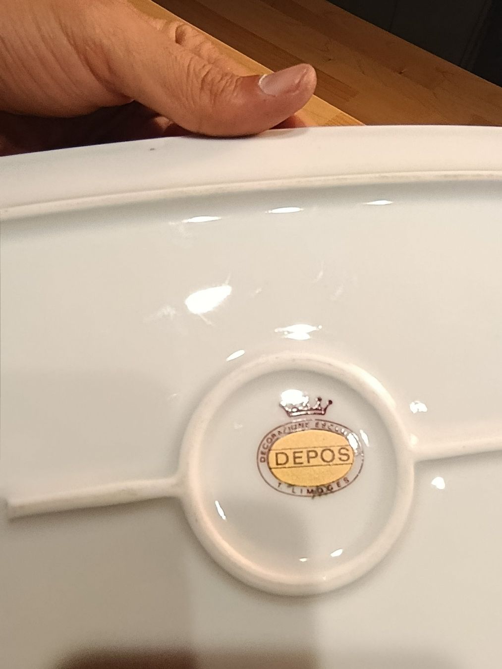 Piatti di portata: Art Deko wunderschöne Limoges Servierplatte Top – Usato da Steffisburg venduto da 1.Schmuckschatulle 3