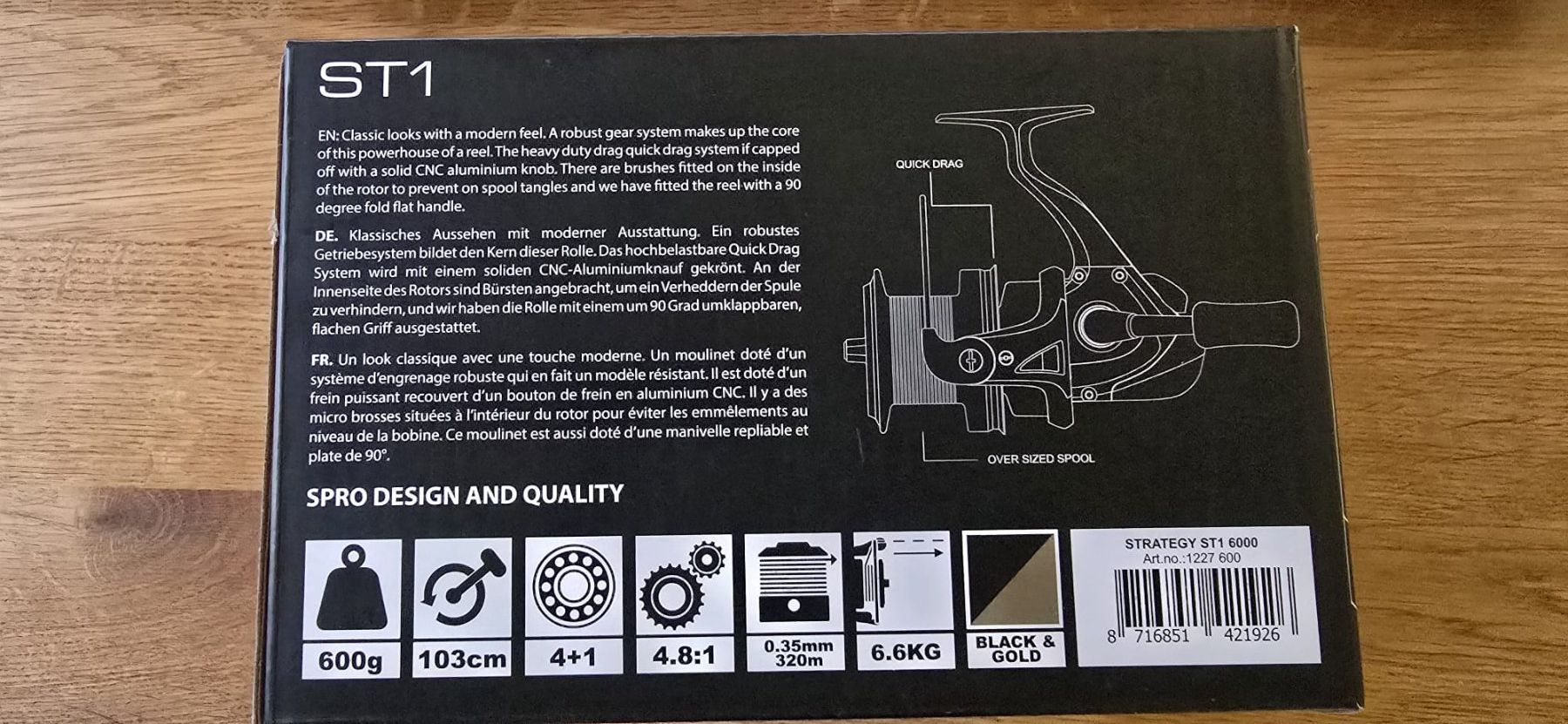 Spro Tamburi & Mulinelli: 3er Set Karpfenrollen SPRO Strategy ST1 6000 – Nuovo e nell'imballaggio originale da Rothrist venduto da kuefi36 3