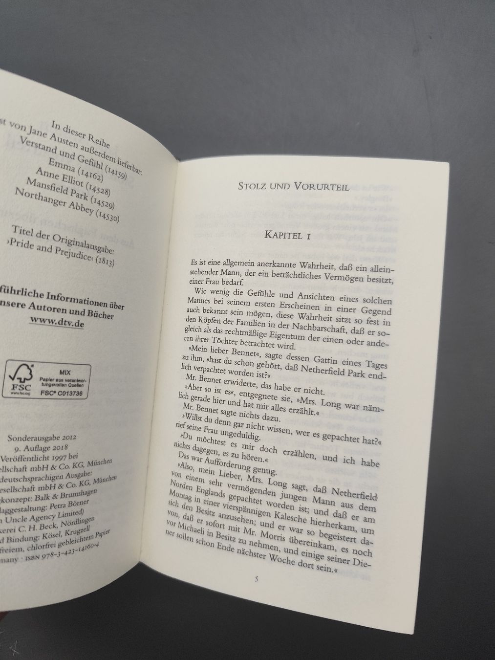 Libri: Jane Austen Stolz und Vorurteil – Usato da Mägenwil venduto da VintageGirly 3