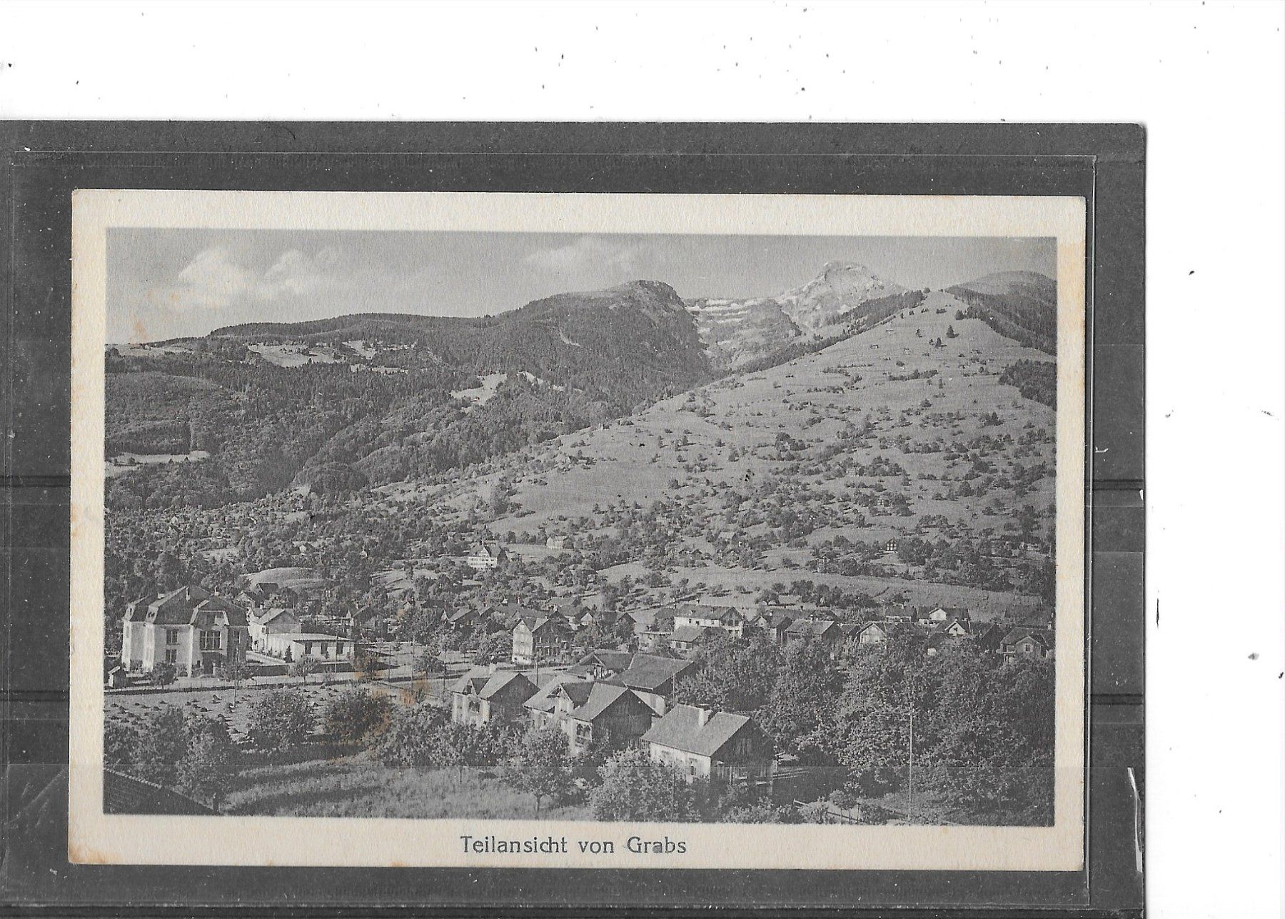 Cartoline postali: SG Teilansicht von Grabs 1933 – Usato da Schocherswil venduto da Wilare
