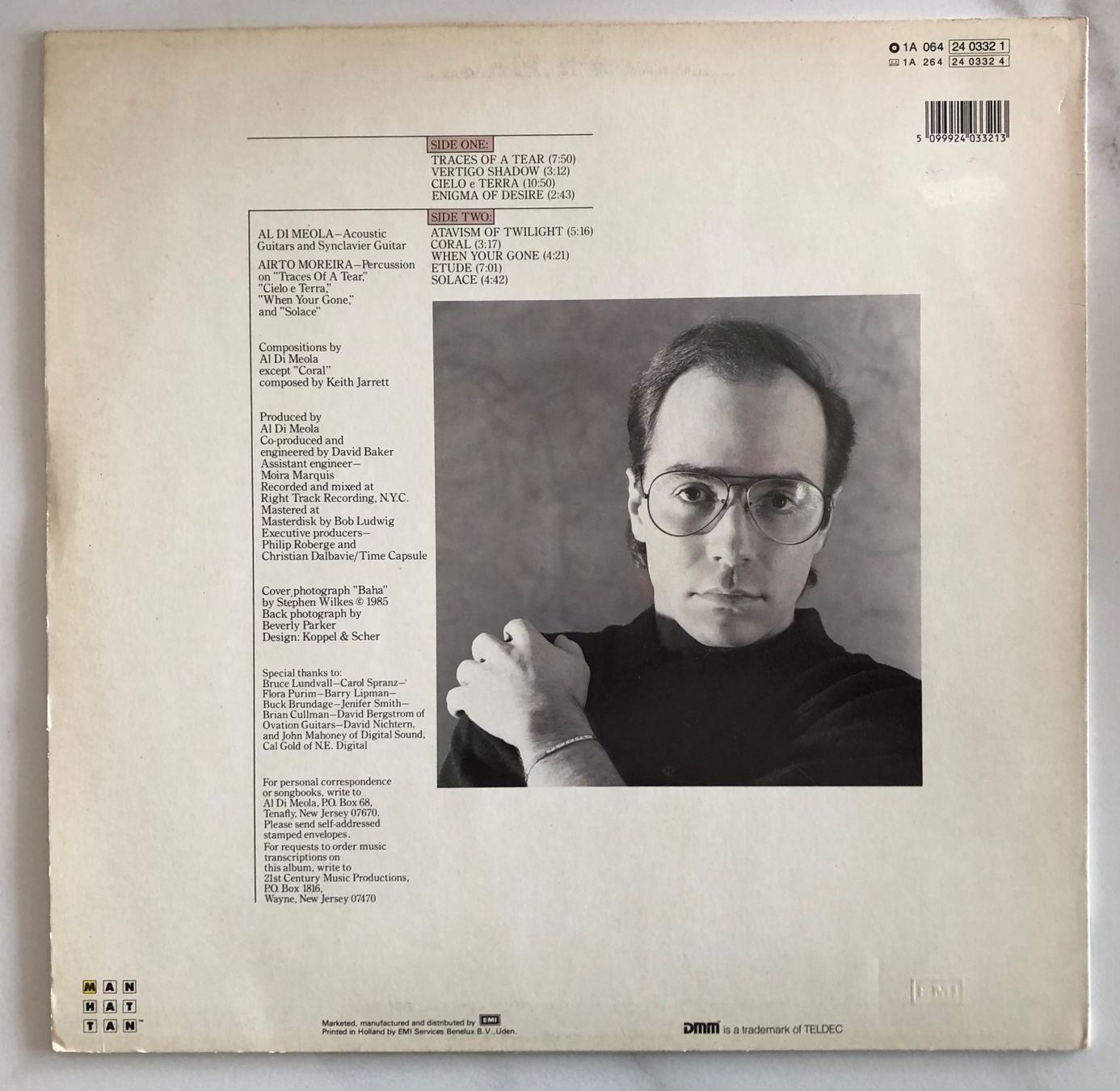 Vinyles: AL DI MEOLA - CIELO E TERRA – D'occasion à Poliez-Pittet par Newtown-Records 1