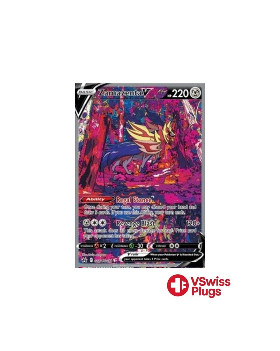 Pokémon Carte collezionabili: Zamazenta V GG54/GG70 EN – Usato da Conthey venduto da Vswissplugs.com
