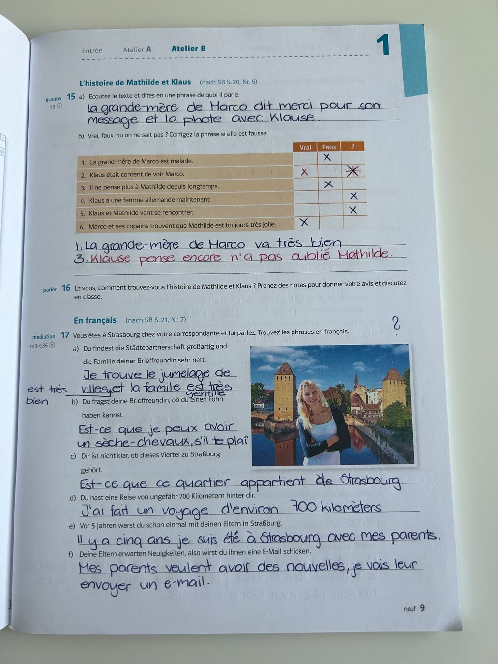 Libri: Le Cours intensif 2: cahier d'activités – Usato da Tägerwilen venduto da lea_yrl8 4