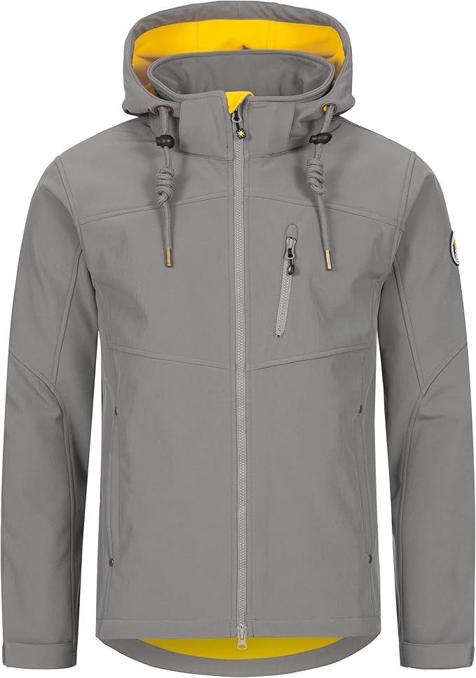 Jacken: Herren Ankerglut Softshelljacke mit Abnehmbarer Kapuze – Gebraucht aus Pfaffnau von YksiKaksiKolme