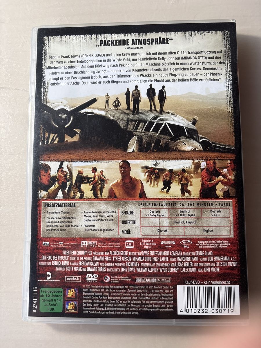 Alle DVDs: Der Flug des Phoenix (0325) – Gebraucht aus Ruswil von Slivio_ 1