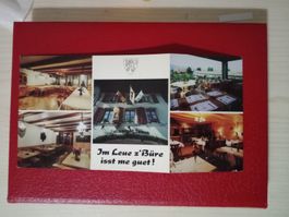 Büren an der Aare Bern Restaurant Löwen Werbekarte Werbung