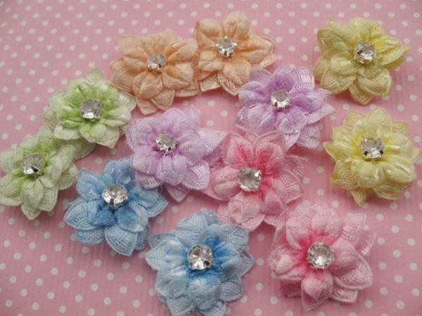 Biancheria da letto: Fleur 2 tons strass dégradé ROSE – Nuovo e nell'imballaggio originale da St-Imier venduto da goodber 1