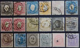 Portugal ex. Kat. 34-63 gest. 1870/82 Kat. 304 Euro