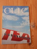 CLIC TEA Bordmagazin mit neuem Pin Flugzeug Luftfahrt