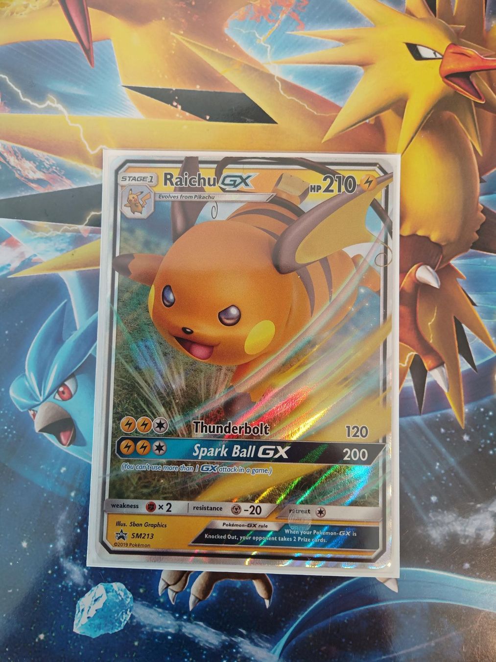 Pokémon Carte collezionabili: Raichu GX – Usato da Altstätten SG venduto da GGsGameshop