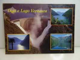 Postkarte Lago Verzasca Staudamm Tessin Schweiz 2326